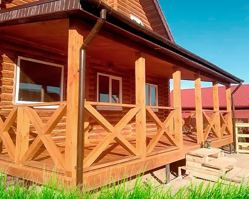 Пристройка из бруса